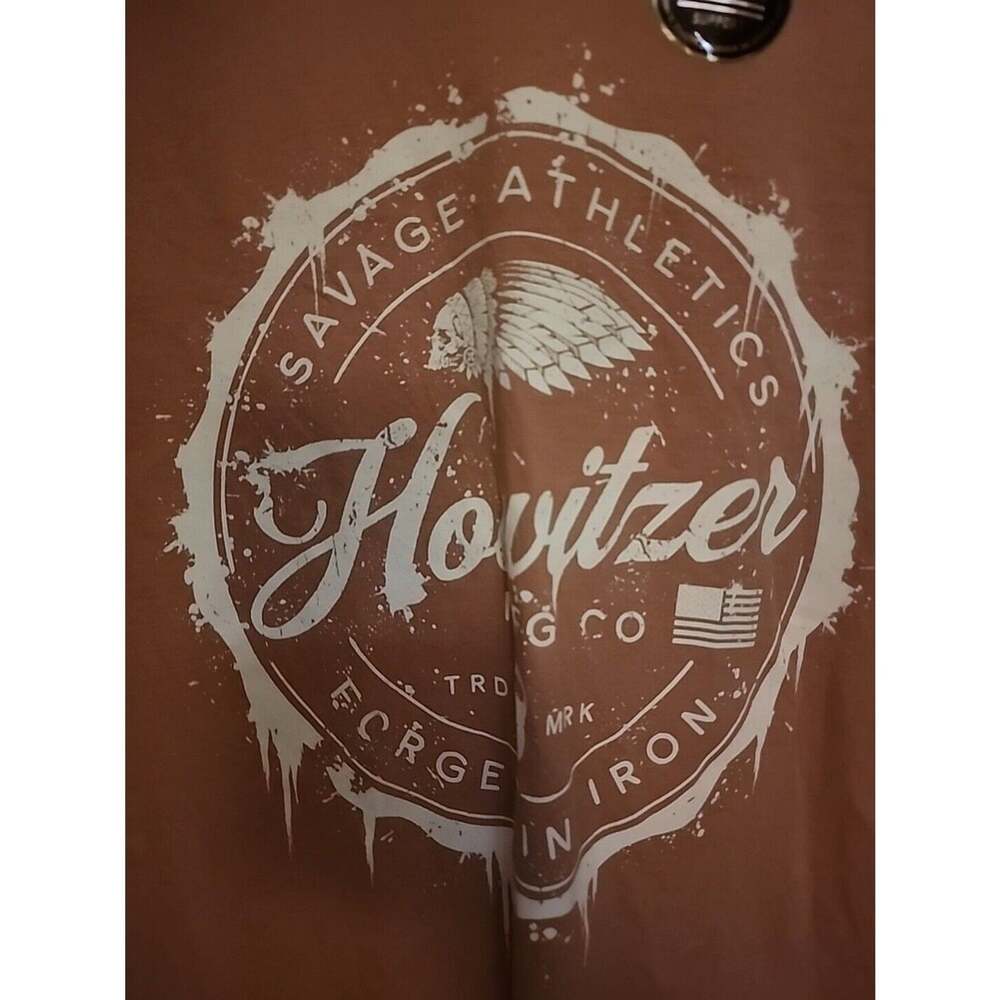 Howitzer Patriot MFG Medium Long Sleeve t-Shirt Savage Athletics Military A103